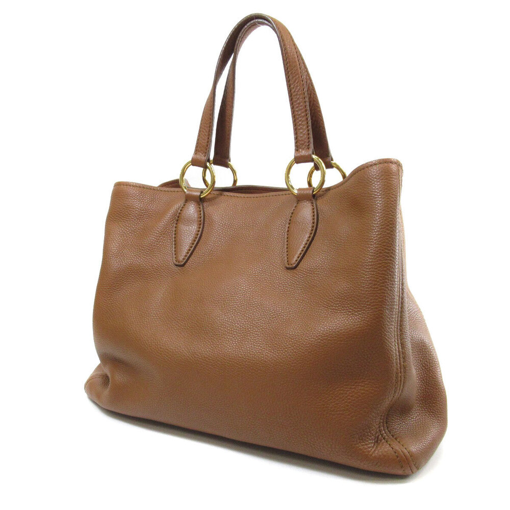 Miu Miu Vitello Daino handbag brown pebbled leather - Picture 2 of 10